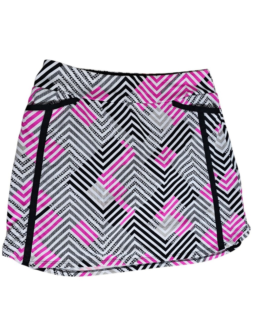 Tail White Label Women's Pink & Black Shorts Lined Performance Skirt Size M